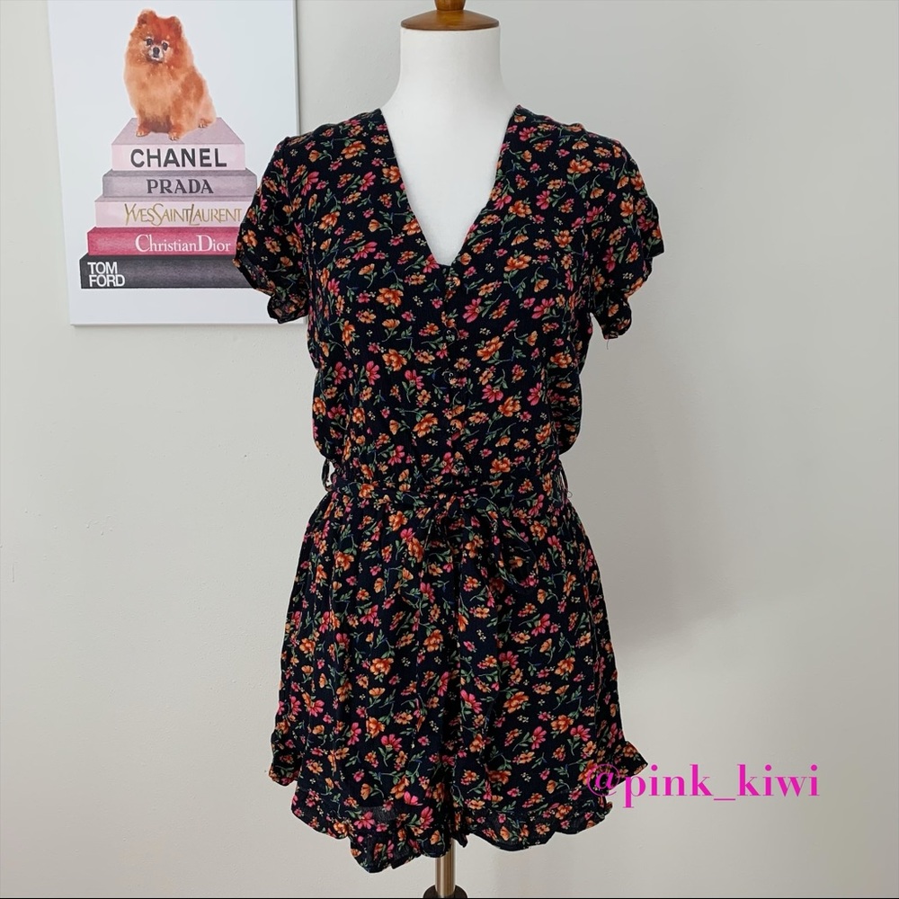 Lost + Wander Party Til Dawn Floral Romper
